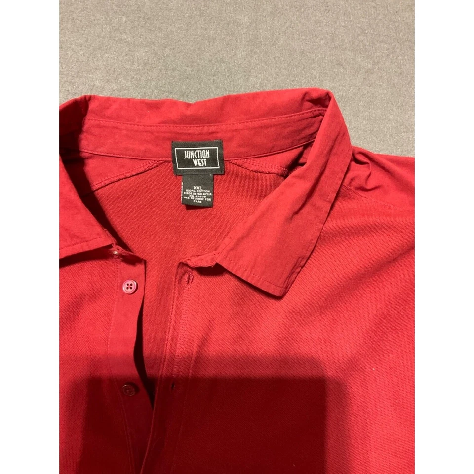 Pullover con cuello de 1/4 botones Junction West para hombre manga larga ropa de vacaciones Foto 2 de 4