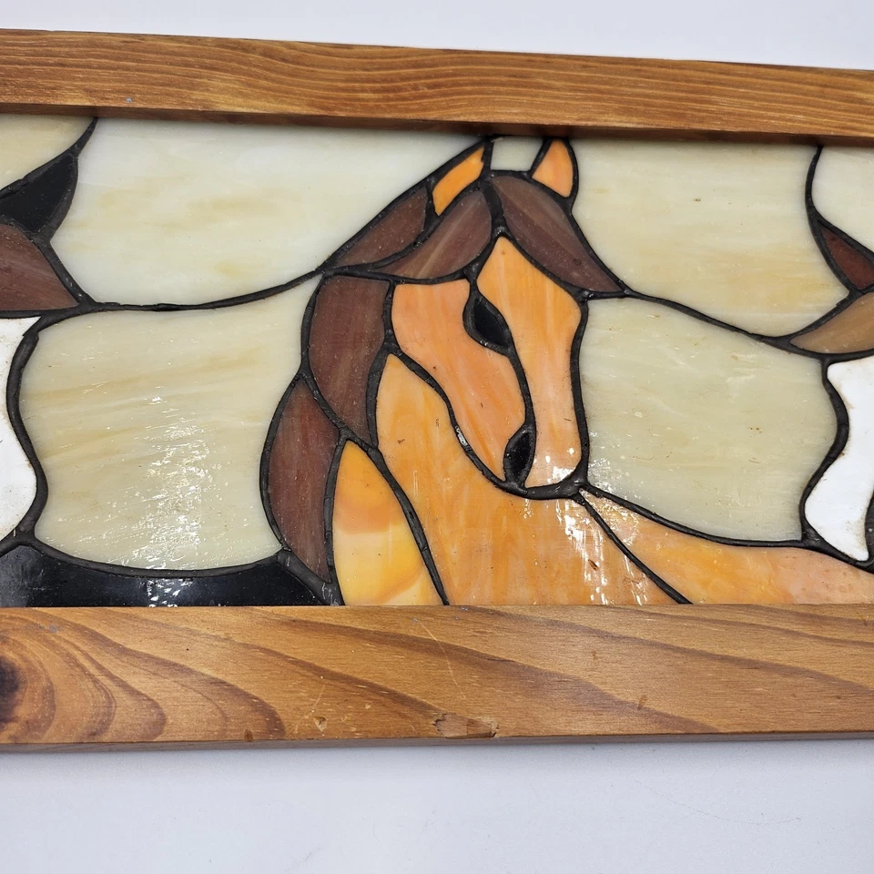 Arte de pared para atrapasoles de metal vitral decoración retro occidental 20"x8" usado en excelente estado  Foto 3 de 4