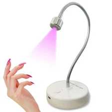 Light for Nail 3W UV LED Lamp Portable Rechargeable Gel Dryer with Adjustable