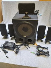 Cyber Acoustics CA-5150 Lautsprecher. surround sound. Funktionstüchtig, bitte lesen.