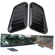 2PCS Universal Hood Air Vents for Car Hood Scoop Bonnet Vent Hood Air Intake