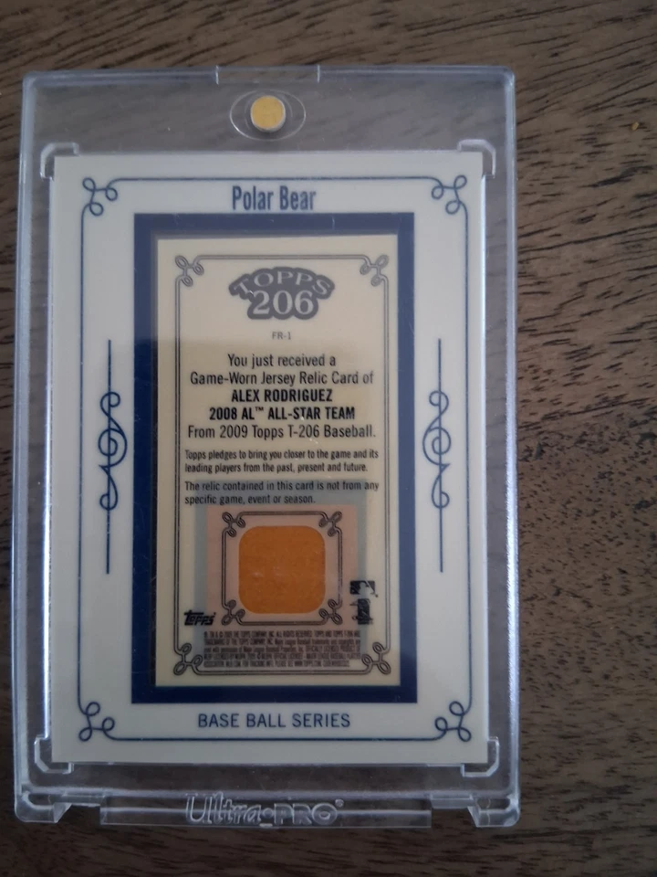2009 Topps T-206 Alex Rodriguez Polar Bear - Image 2 of 2