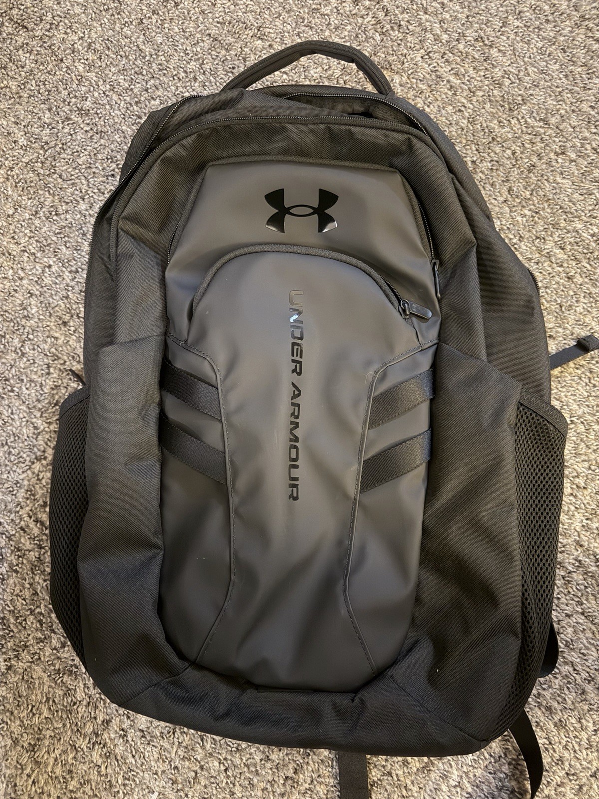 UA Hustle 6.0 Pro Backpack Grey/Black