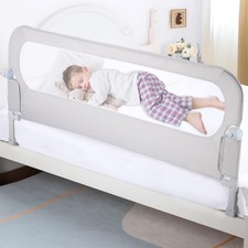 NUTIKAS Baby Bed Rail Guard for Toddlers - 58.7 Toddler Bed Rails for Twin,