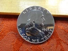 1963 United States Proof Franklin Half Dollar 50c 90% Silver Coin - No Reserve