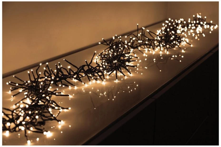 Navidad Luces 480LED Blanco Cálido Grupo 6.2M Temporizador Interior Exterior - Imagen 1 de 1