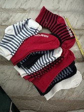 Lot Of 11 New Toddler Sz Kids Non-Slip Ankle Socks Safe Grip Tread Multi- Color