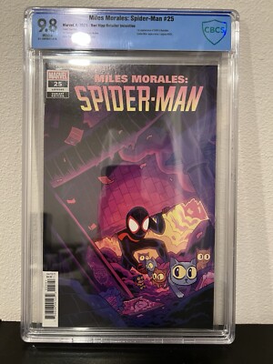 Miles Morales: Spider-Man #25 1:50 Dann Hipp Cat Variant 2021 NM 9.8 CBCS