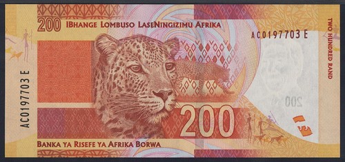 2012 South Africa, 10 20 50 100 200 Rand Set, Nelson Mandela, PMG 65-67 UNC - Picture 22 of 22