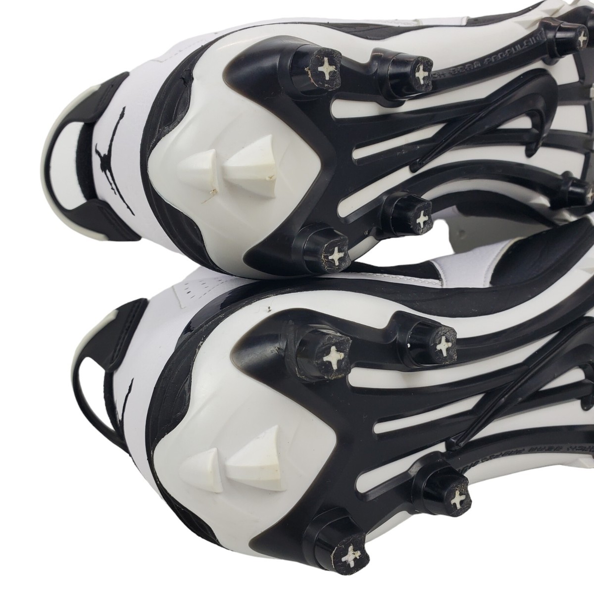 AIR JORDAN 6 VI Retro TD Mens Size 12 OREO Black White Football Cleat 645419-110 AIR JORDAN 6 VI TD Mens 11 OREO Black White Football Cleats  main image 3