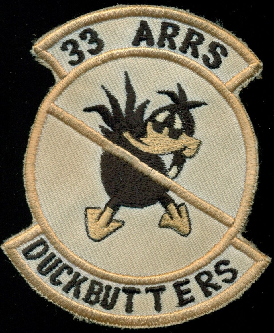USAF 33rd Air Rescue Recovery Squadron Duck Butters Patch N-7 | eBay