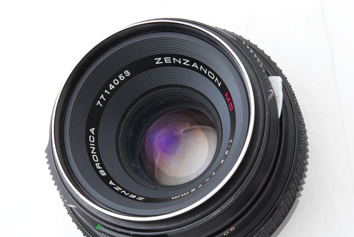 ZENZA BRONICA ZENZANON MC 75mm F2.8 ETR ETRS Medium Format Camera