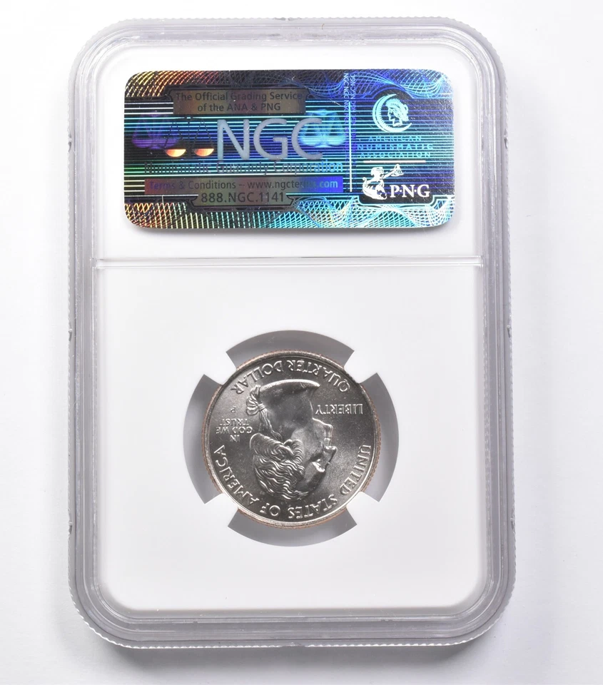 MS67 2006-P Washington State Quarter North Dakota NGC *5402 - Image 2 of 3