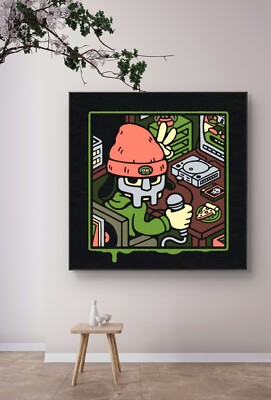 MF Doom cartoon Canvas Poster Wall Art Home Decor | eBay