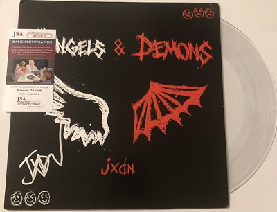 JADEN HOSSLER JXDN SIGNED ANGELS & DEMONS VINYL LP RECORD ALBUM