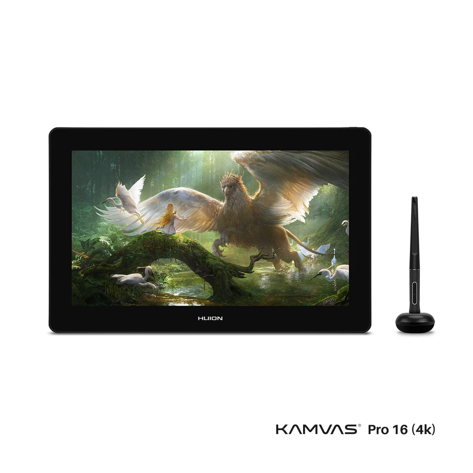 Huion Kamvas Pro 16 (4K) Drawing Display 15.6" Screen Slim PW517 Digital Pen - Image 2 of 4