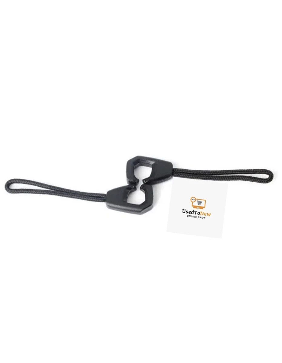 Manual Anti Theft Zipper Pulls w out Requiring Passcode Black 1 pair 2 counts