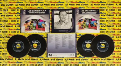 4 CD LEX BAXTER Lex Baster Vol. 1 Acht klassische Alben REAL GONE JAZZ (XS15)