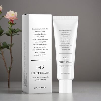 345 Relief Cream Intensive Repair Cream Soothing Moisturising Anti Ageing Skin 