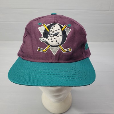 Vintage Mighty Ducks Snapback Hat NHL Hockey Cap 90's