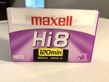 Maxwell Hi8 120 Minute Videocassette tape Hi 8 / 60 Minute Digital 8 - P6-120