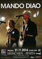 Mando Diao - The Band , MüNchen 2014 | Konzertplakat | Poster