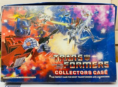 Vintage 1984 Hasbro Transformers G1 Generation 1 Tara Toy Group Collectors case