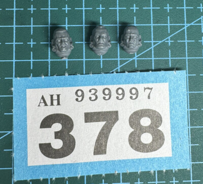 2 Adeptus Custodes Heads Helmet Captain 40k Bits Space Marine 40K Bits Heresy