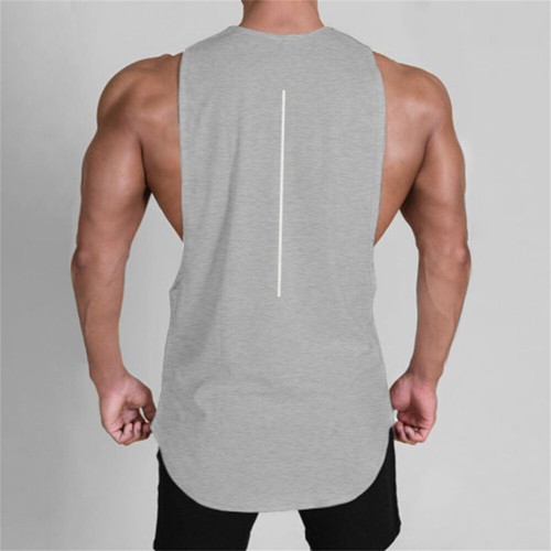 Men Loose Gym Muscle Singlets Workout Sport Tank Top Fitness Sleeveless T-shirt - Picture 7 of 30