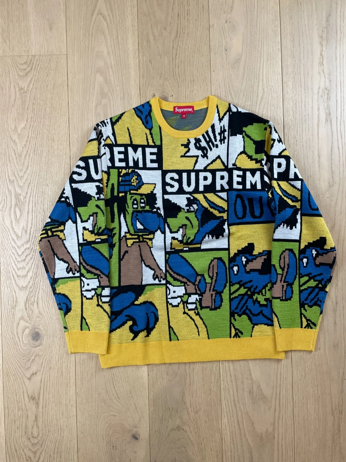 Pull dessin animé Supreme SS20 DS Medium   Top Cat Hanna Barbera Vibe RARE