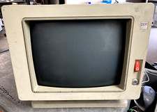 Vintage IBM 3180 1 Terminal CRT Monitor White 15" Digital For Parts READ