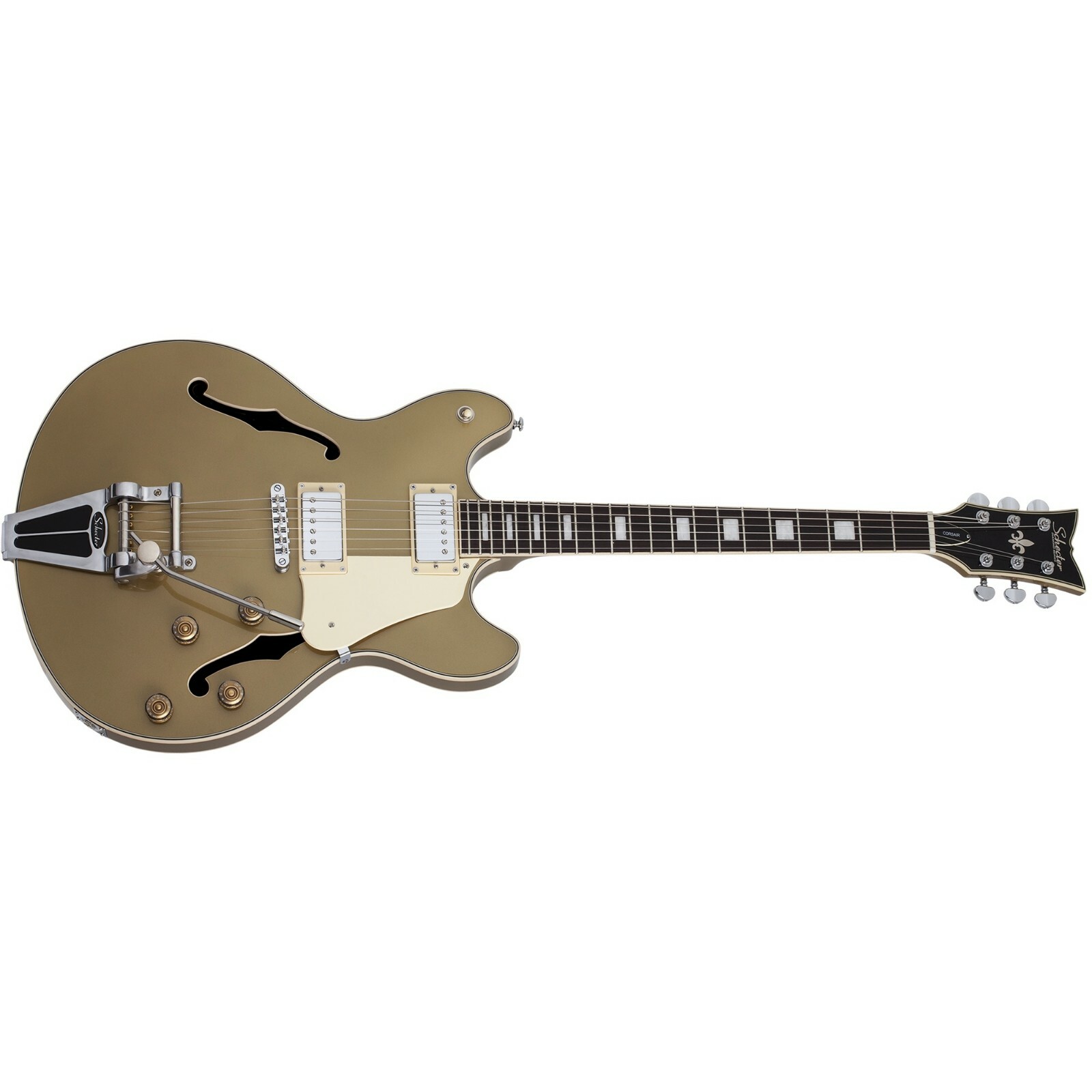 schecter corsair gold