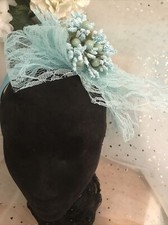 AU made Mint Green fascinator headpiece Races/ Spring Carnival/ Melbourne Cup