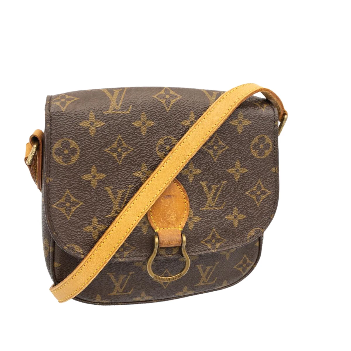 Louis Vuitton Saint Cloud MM Shoulder Bag Crossbody Monogram Brown