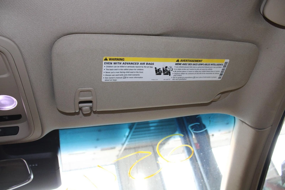 Б/у солнцезащитный козырек для правшей подходит: 2014 Cadillac Cts правый класс A - Изображение 2 из 4