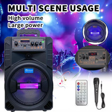 3000 Watts Wireless Portable Party Bluetooth Speaker With Microphone  Remote US