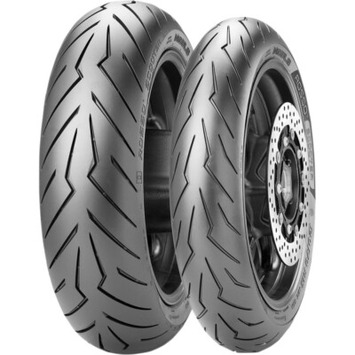 Pirelli Diablo Rosso Scooter Rear Bias Tire 130/70 - 12 62P TL Reinf (Scooter)