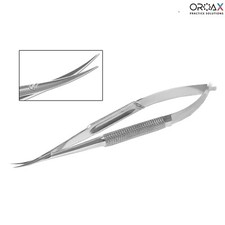 Dental Spring Micro Surgical Scissor Precision Curved Ophthalmology Tool