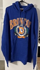 NWOT Mitchell Ness Denver Broncos 3XL Hooded Sweatshirt
