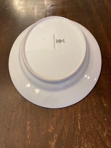 Vtg NORITAKE RANIER 6909 13.5" Oval Serving Platter White Floral & Silver Trim - Picture 10 of 10