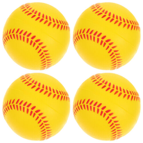 4 Stck. Schaumstoff Baseballs für Schlagpraxis - drinnen/Outdoor - Bild 1 von 12