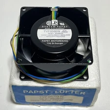 PAPST TYP8560N FULL  METAL HIGH TEMPERATURE FAN 12W 120V OR 220V QUALITY FAN 