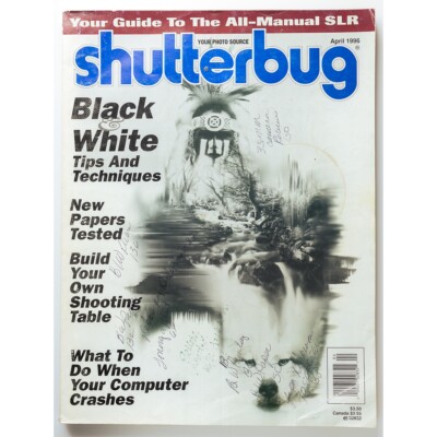 Shutterbug Photography Magazine - April 1996 - Black & White Techniques - Used