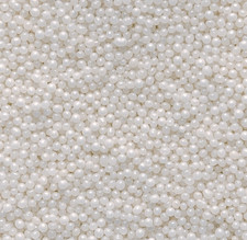 White / Mother Of Pearl Edible Glimmer Pearls Cake Decoration Approx 3mm