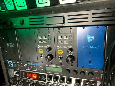 2- Great RIver MP-500 NV micprophone preamps and 1-API 8-slot