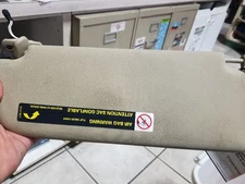 Passenger Right Sun Visor Without Illumination Fits 00-10 AUDI A8 296175