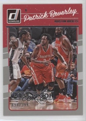 2016-17 Panini Donruss Press Proof Silver 98/299 Patrick Beverley #114 00ah