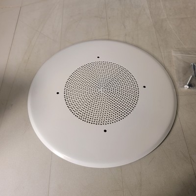 General Purpose 8'' Speaker Baffle White with Hardware Cover