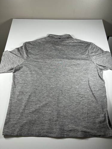 Pro Tour Golf Long Sleeve Shirt Men's Large Gray 1/4 Zip Mock Neck P9 - Afbeelding 9 van 10
