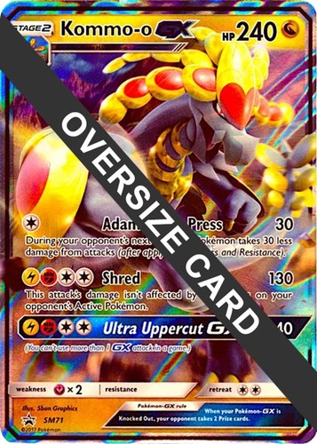 2015 PKM PR Kommo-o GX - SM71 (SM Black Star Promo) (#SM71, Holofoil, Promo, MP)